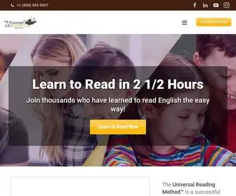 Universalreadingmethod.com(Universal Reading Method) Screenshot