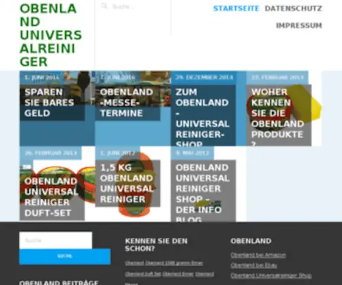 Universalreiniger-Shop.de(Obenland Universalreiniger) Screenshot