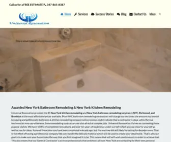 Universalrenovation.com(#1 New York City Bathroom Remodeling & Kitchen Remodeling NYC) Screenshot