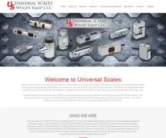 Universalscales.com(Universal Scales Weight Equip L.L.C) Screenshot