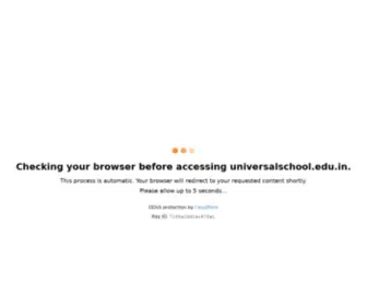 Universalschool.edu.in(universalschool) Screenshot