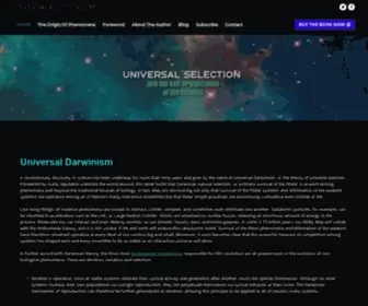 Universalselection.com(Universal Darwinism) Screenshot