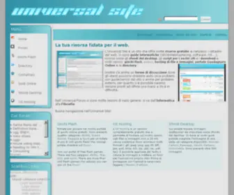 Universalsite.org(La tua risorsa fidata per il web) Screenshot