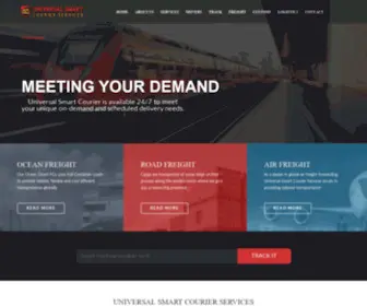 Universalsmartcourierservices.com(Universal Smart Courier Services) Screenshot