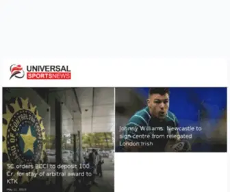 Universalsportsnews.com(100% satisfaction guaranteed. Hassle) Screenshot