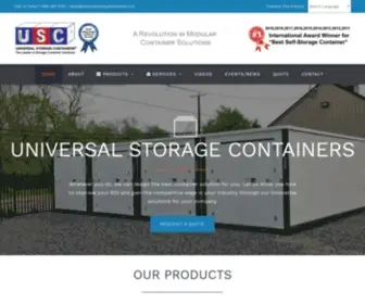 Universalstoragecontainers.com(Universal Storage Containers) Screenshot