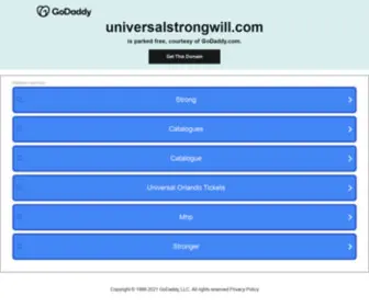 Universalstrongwill.com(Universalstrongwill) Screenshot