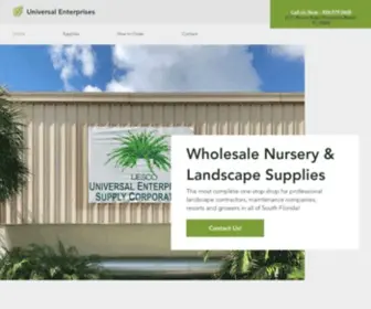 Universalsupplycorp.com(Universal Enterprises Supply Corp) Screenshot