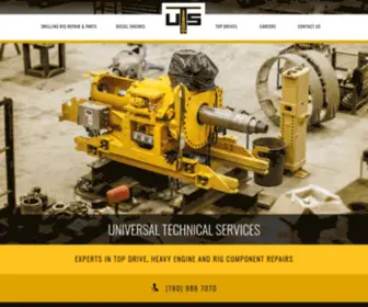 Universaltechnicalservices.ca(Universal Technical Services) Screenshot