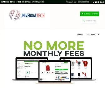 Universaltechph.com(Please Log In) Screenshot