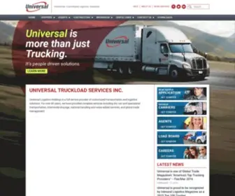 Universaltruckloadinc.com(UACL Logistics) Screenshot