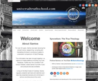 Universaltruthschool.com(The Universal Truth School Website of Santos Bonacci) Screenshot
