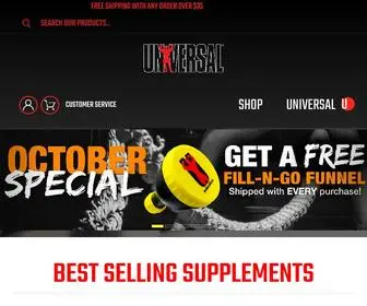 Universalusa.com(Universal Nutrition) Screenshot