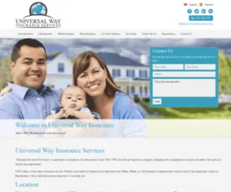 Universalwayinsurance.com(Universal Way Insurance Services) Screenshot