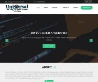 Universalwebsolutions.in(Universal Web Solutions Home) Screenshot