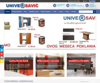 Universavic.rs(Univer Savić Požarevac) Screenshot