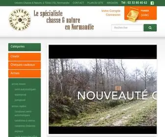 Universchasse76.com(Tôtes) Screenshot