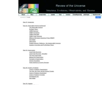 Universe-Review.ca(A Review of the Universe) Screenshot