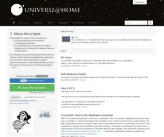 Universeathome.pl(Universe@Home) Screenshot