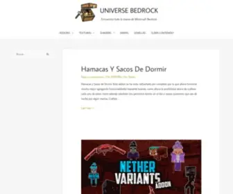 Universebedrock.com(MCBE Addons) Screenshot