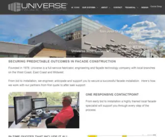 Universefacadesolutions.com(Wall facade panels EQUITONE Trespa ALPOLIC fabrication cladding fascia) Screenshot