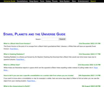 Universeguide.com(Planets and Universe Guide) Screenshot