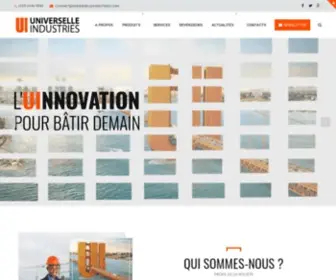 Universelleindustries.com(Universelle Industries) Screenshot