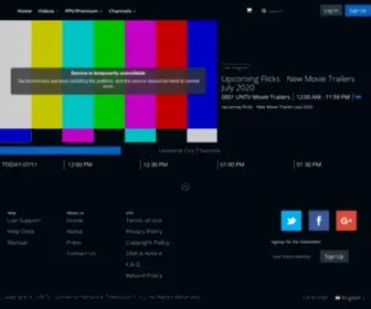 Universenetwork.tv(Universe Network) Screenshot