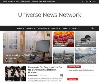 Universenewsnetwork.com(Universe News Network) Screenshot