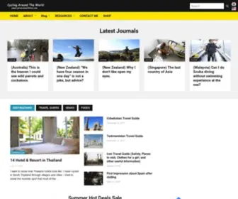 Universewithme.com(Cycling Around the World) Screenshot