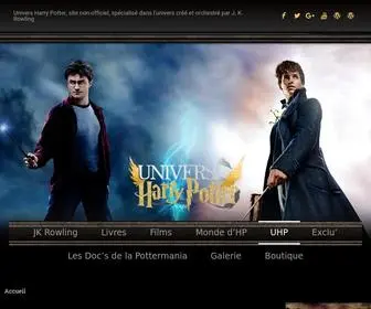 Universharrypotter.com(Univers Harry Potter.com) Screenshot