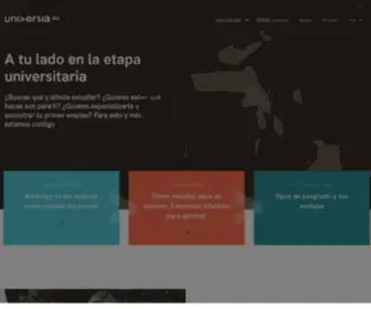 Universia.com.ec(Universia Ecuador) Screenshot