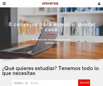 Universia.es(Universia España) Screenshot
