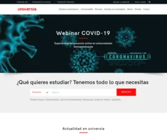 Universia.net.co(Universia Colombia) Screenshot