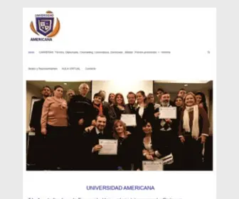 Universidad-Americana.net(Universidad Americana Internacional Carreras a Distancia) Screenshot