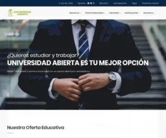 Universidadabierta.edu.mx(Universidad Abierta) Screenshot