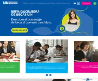 Universidadinsurgentes.edu.mx(Bienvenido al sitio de la Universidad Insurgentes) Screenshot