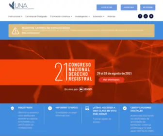 Universidadnotarial.edu.ar(Universidad Notarial Argentina) Screenshot