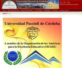 Universidadpaccioli.edu.mx(Universidadpaccioli) Screenshot