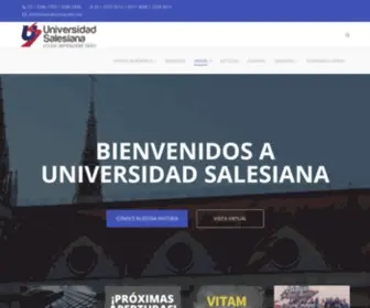 Universidadsalesiana.edu.mx(UNISAL) Screenshot