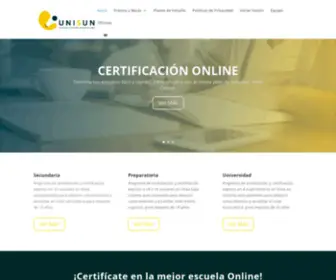 Universidadsun.com(Certificación) Screenshot