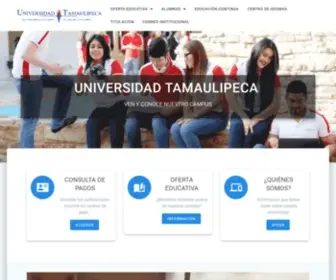 Universidadtamaulipeca.edu.mx(Universidad Tamaulipeca) Screenshot