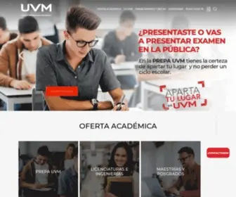 Universidaduvm.mx(Universidad del Valle de México) Screenshot