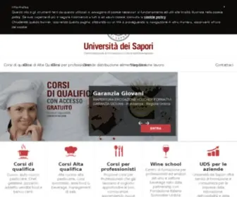 Universitadeisapori.com(Scuola) Screenshot