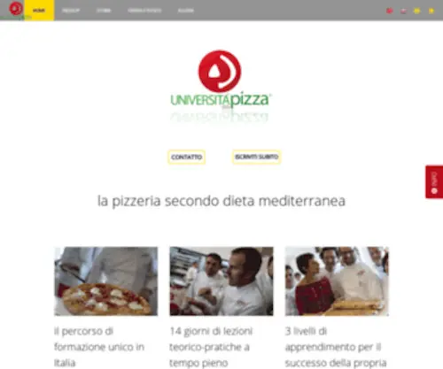 Universitadellapizza.com(Università) Screenshot