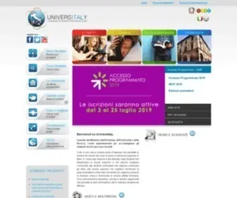 Universitaly.it(L'Università italiana a portata di click) Screenshot