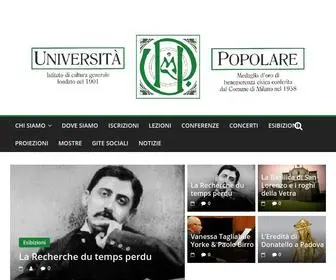 Universitapopolaremilano.eu(Universit) Screenshot