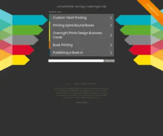 Universitas-Verlag-Tuebingen.de(Universitas Verlag Tuebingen) Screenshot