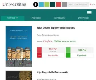 Universitas.com.pl(Księgarnia internetowa) Screenshot
