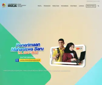 Universitasmulia.ac.id(Global Technopreneur Campus) Screenshot